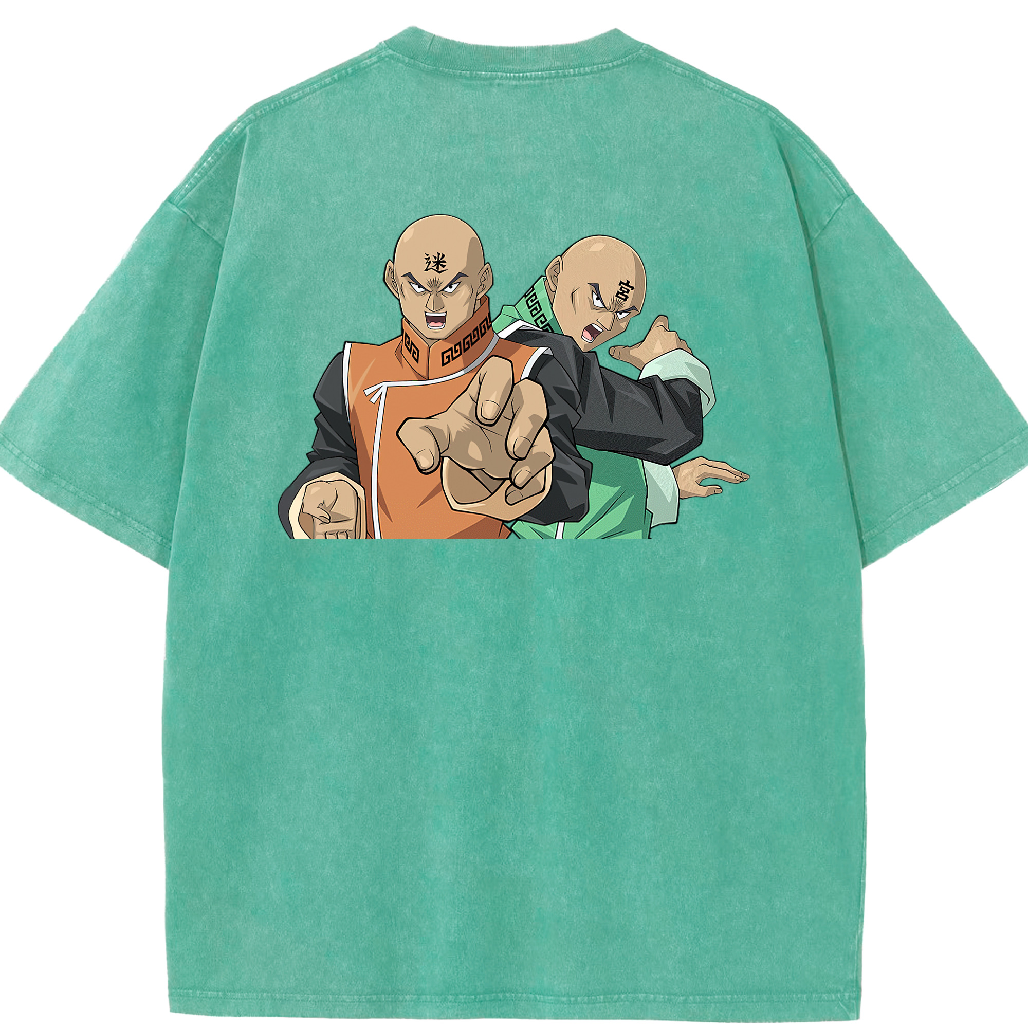 （画像用） 遊☆戯☆王 Yu-Gi-Oh! 綿100% ヴィンテージ風 半袖Tシャツ（背面プリント）
